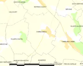 Poziția localității Cambligneul