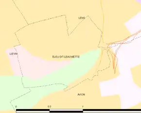 Poziția localității Éleu-dit-Leauwette