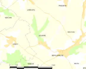 Poziția localității Équirre