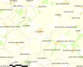 Poziția localității Fillièvres