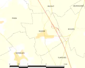 Poziția localității Inghem
