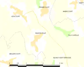 Poziția localității Maisoncelle