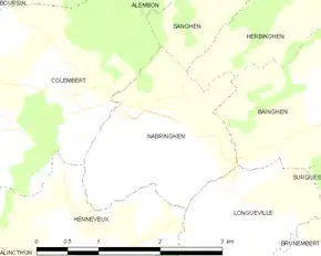 Poziția localității Nabringhen