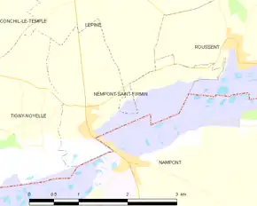 Poziția localității Nempont-Saint-Firmin
