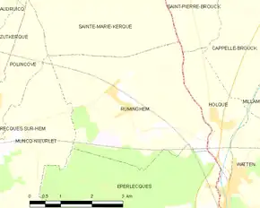 Poziția localității Ruminghem