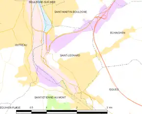 Poziția localității Saint-Léonard