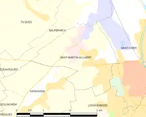 Poziția localității Saint-Martin-au-Laërt