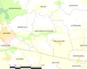 Poziția localității Saint-Martin-Choquel