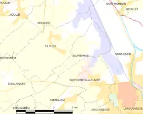 Poziția localității Salperwick