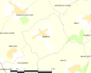 Poziția localității Sombrin