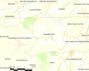 Poziția localității Thiembronne
