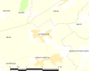Poziția localității La Thieuloye