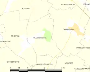 Poziția localității Villers-Châtel
