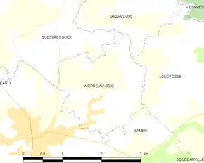 Poziția localității Wierre-au-Bois