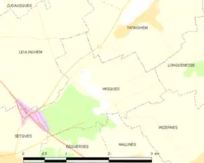 Poziția localității Wisques