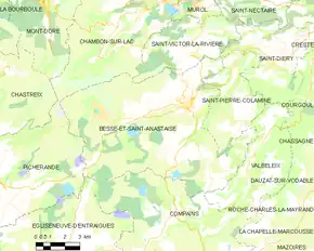 Poziția localității Besse-et-Saint-Anastaise