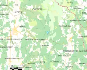 Poziția localității Grandrif