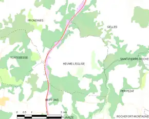 Poziția localității Heume-l'Église