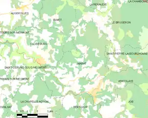 Poziția localității Marat