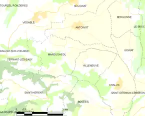 Poziția localității Mareugheol