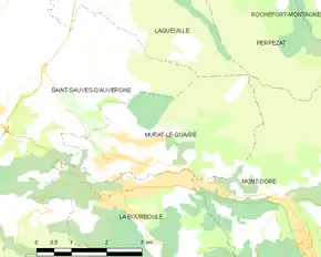 Poziția localității Murat-le-Quaire