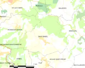 Poziția localității Saint-Babel