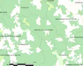 Poziția localității Saint-Éloy-la-Glacière