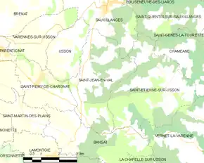 Poziția localității Saint-Jean-en-Val
