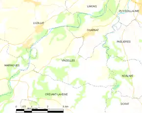 Poziția localității Vinzelles