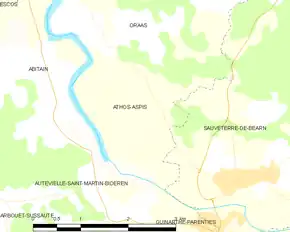 Poziția localității Athos-Aspis