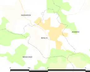 Poziția localității Bonloc