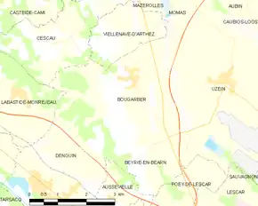 Poziția localității Bougarber