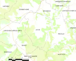 Poziția localității Juxue