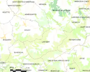 Poziția localității Lantabat