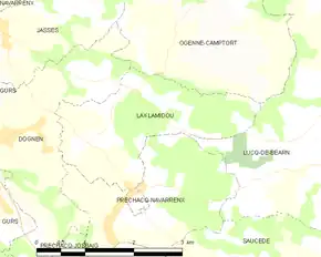 Poziția localității Lay-Lamidou