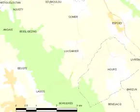 Poziția localității Lucgarier