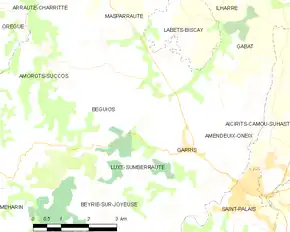 Poziția localității Luxe-Sumberraute