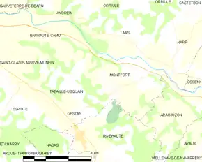 Poziția localității Montfort