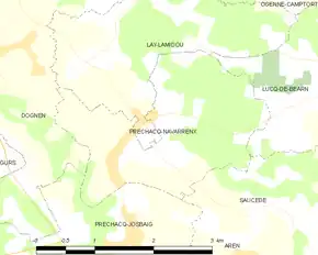 Poziția localității Préchacq-Navarrenx