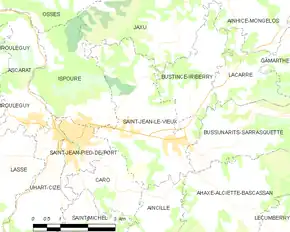 Poziția localității Saint-Jean-le-Vieux