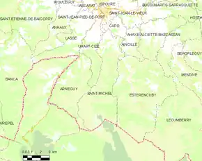 Poziția localității Saint-Michel