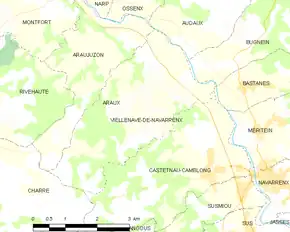 Poziția localității Viellenave-de-Navarrenx