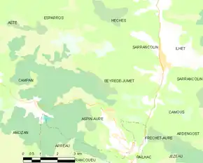 Poziția localității Beyrède-Jumet