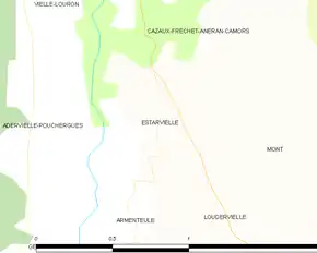 Poziția localității Estarvielle