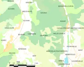 Poziția localității Grailhen