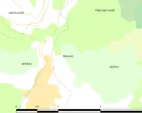 Poziția localității Pailhac
