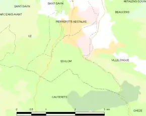 Poziția localității Soulom