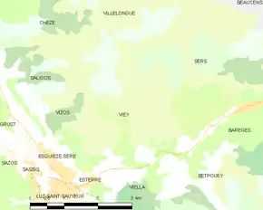 Poziția localității Viey