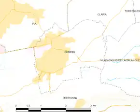 Poziția localității Bompas