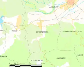 Poziția localității Bouleternère